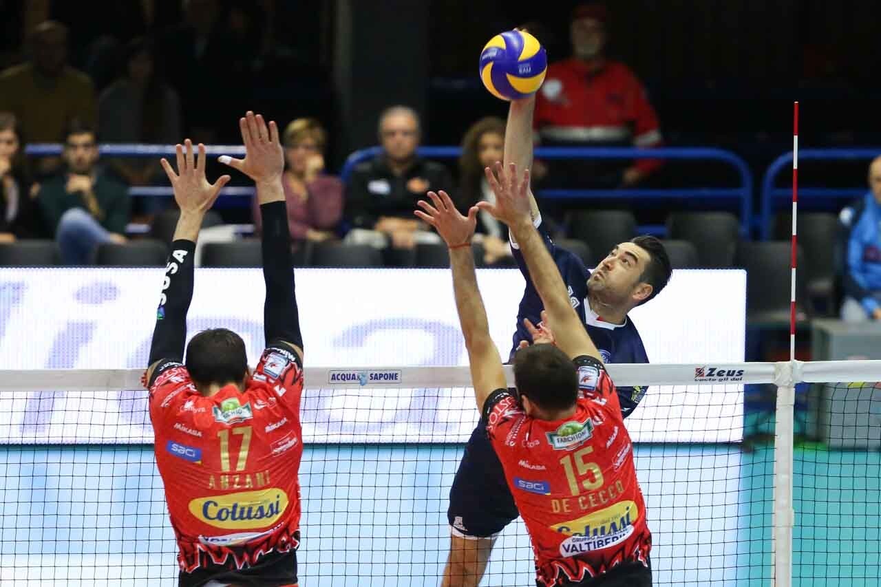 Volley: Superlega, nell'11a vincono Perugia, Modena, Trento, Verona e Piacenza