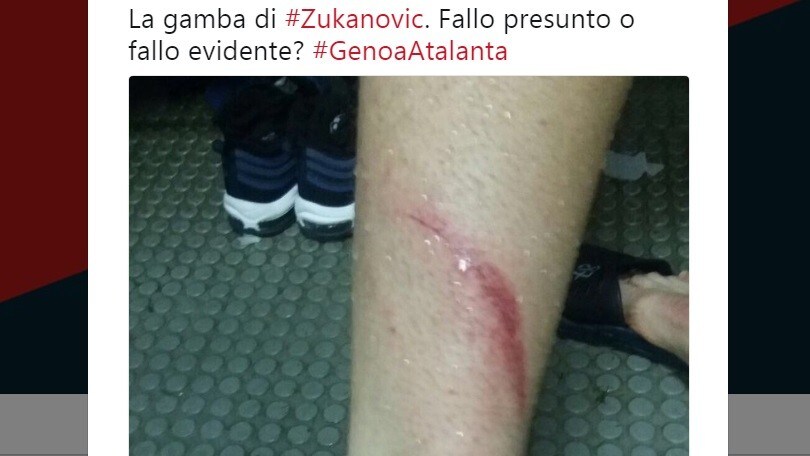 Serie A, il Genoa: «Su Zukanovic fallo presunto o evidente?»