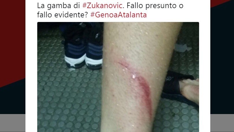 Serie A, il Genoa: «Su Zukanovic fallo presunto o evidente?»
