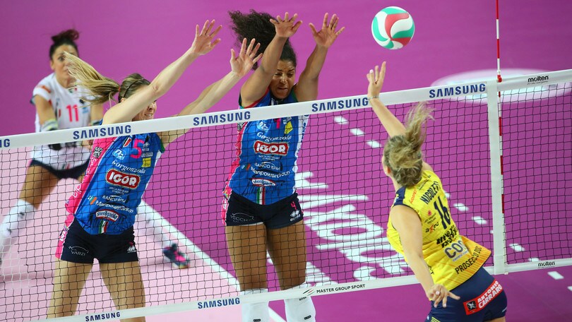 Volley: Champions Femminile, nella 1a giornata è subito Conegliano-Novara