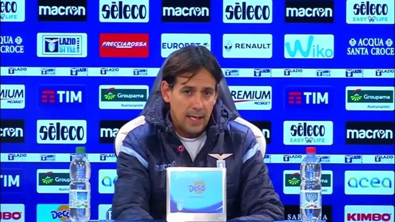 Inzaghi: "Lazio, sfoghiamoci in campo"