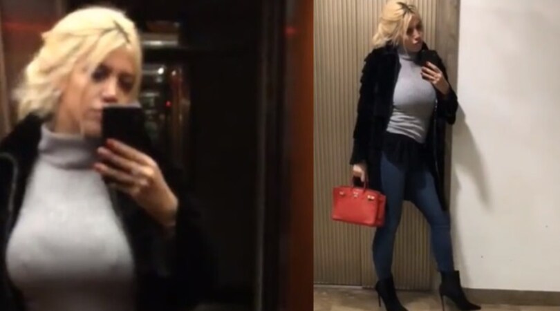 I selfie di Wanda Nara fanno impazzire il web