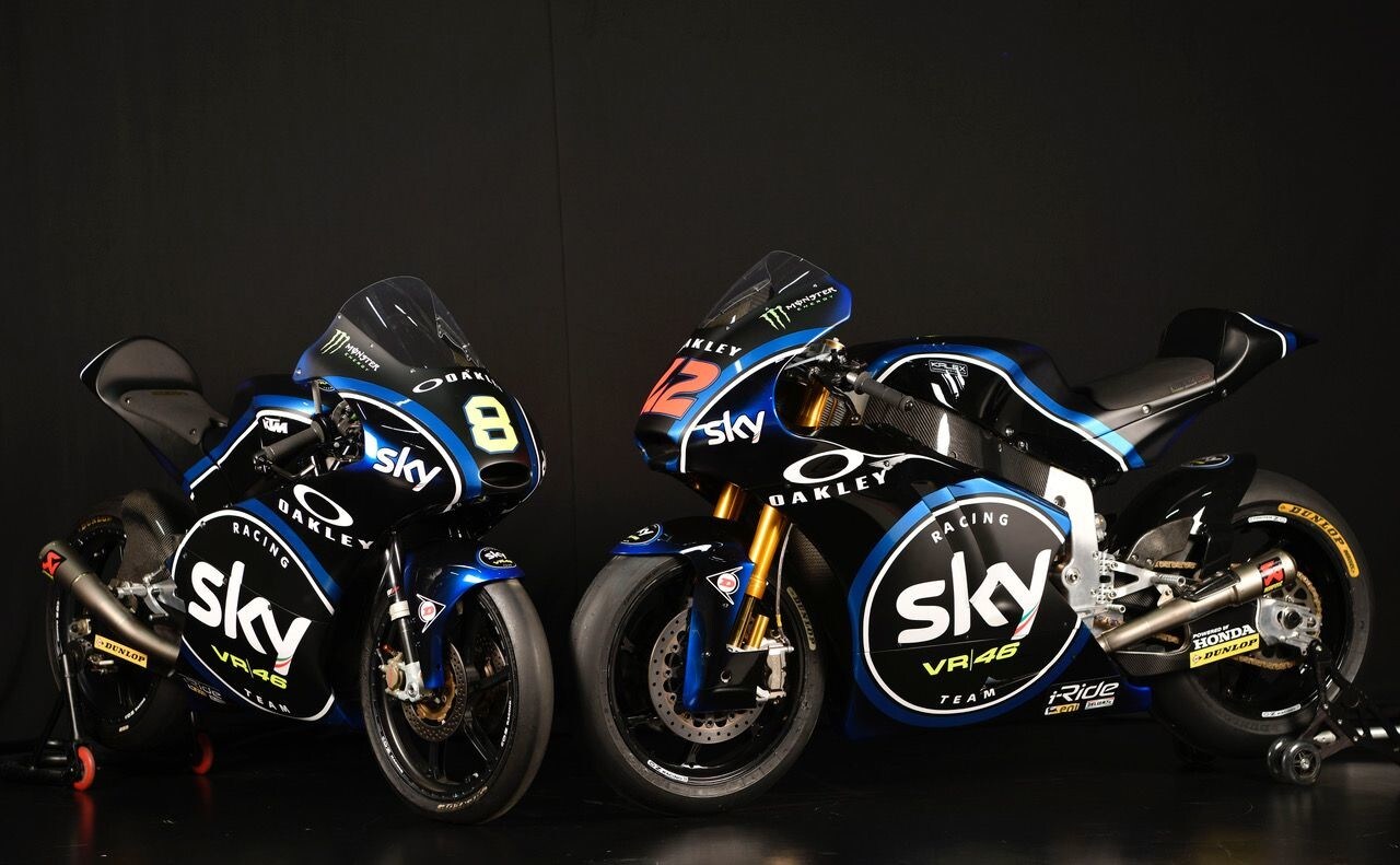 Moto2 e Moto3: svelate le nuove livree dello Sky Racing Team VR46