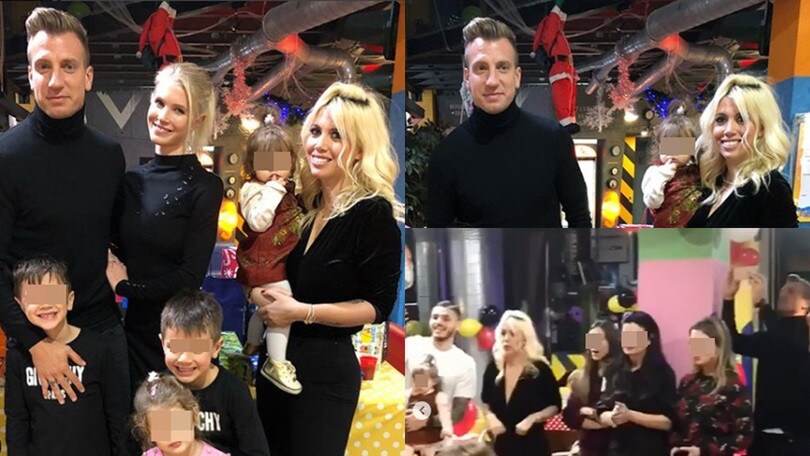 Icardi, Wanda Nara e Maxi Lopez, tutti insieme per il bene dei figli