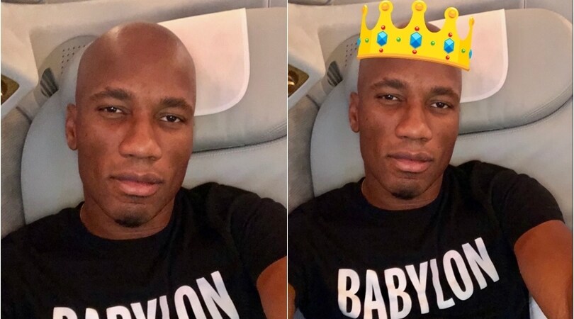 Sorpresa Drogba, nuovo look e sui social diventa "The King"