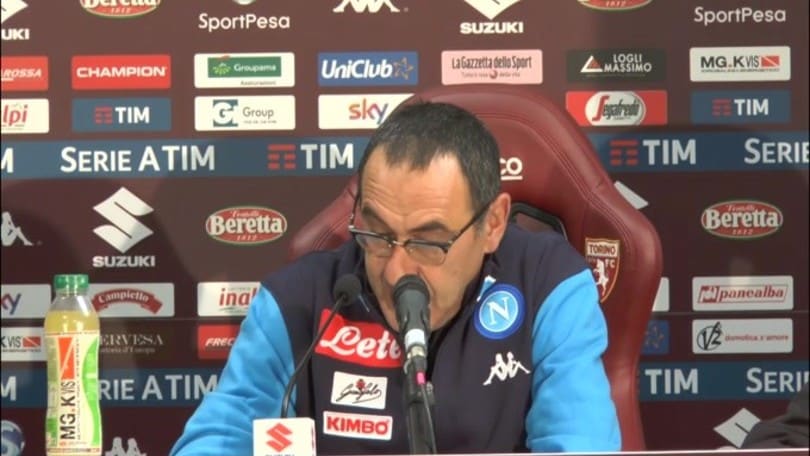 Sarri: "Giocare e prepare una partita a settimana è un'altra cosa"