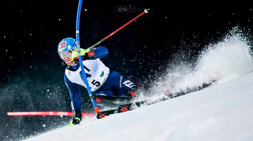 Sci, omaggio a Tomba per lo speciale di Campiglio
