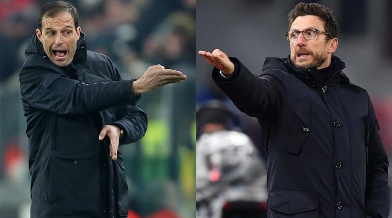 Juventus-Roma al contachilometri, Allegri e Di Francesco maestri di turnover
