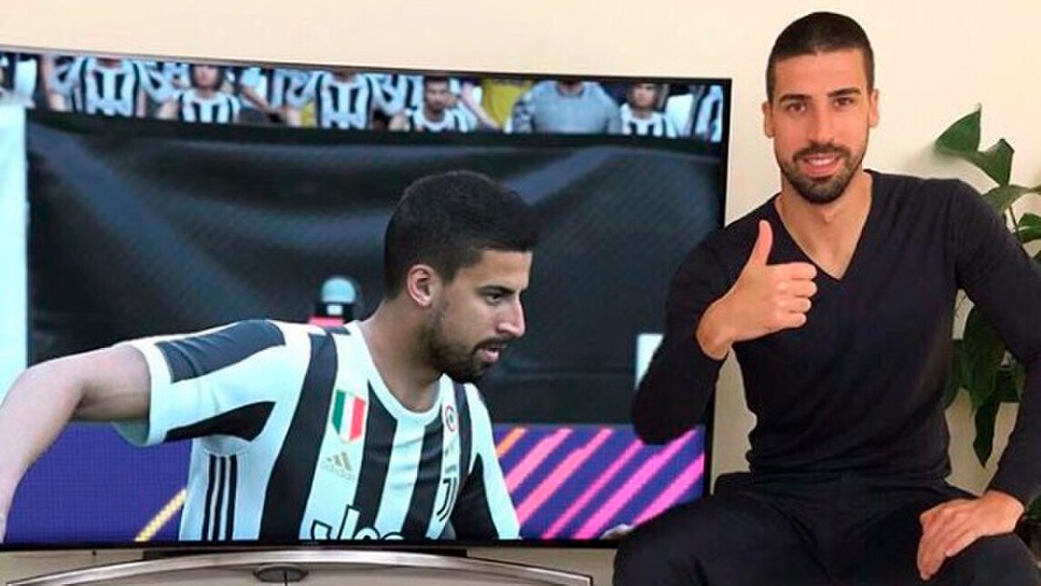 Khedira, Fifa 18 aggiorna il look. Lui: «Realistico, vero?»