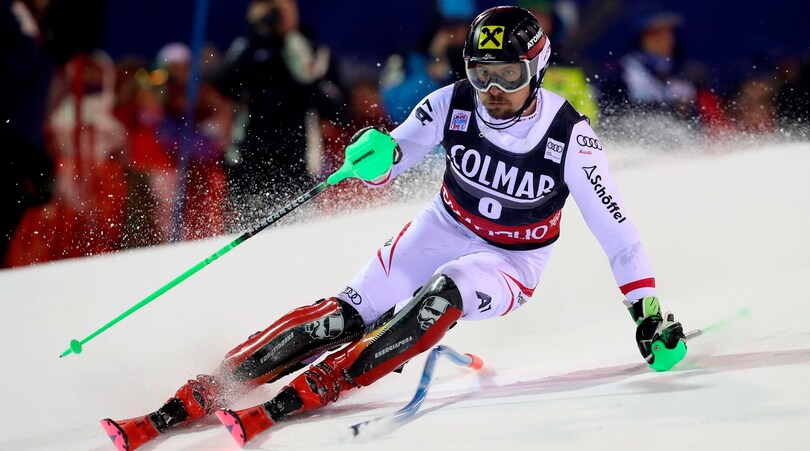 Sci, Hirscher vince anche lo slalom di Campiglio. Moelgg settimo