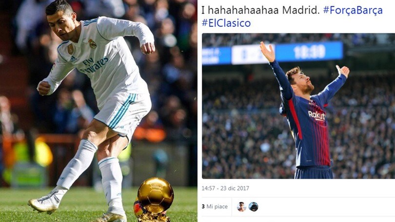 Il Barcellona espugna il Bernabeu: quante ironie su Ronaldo!