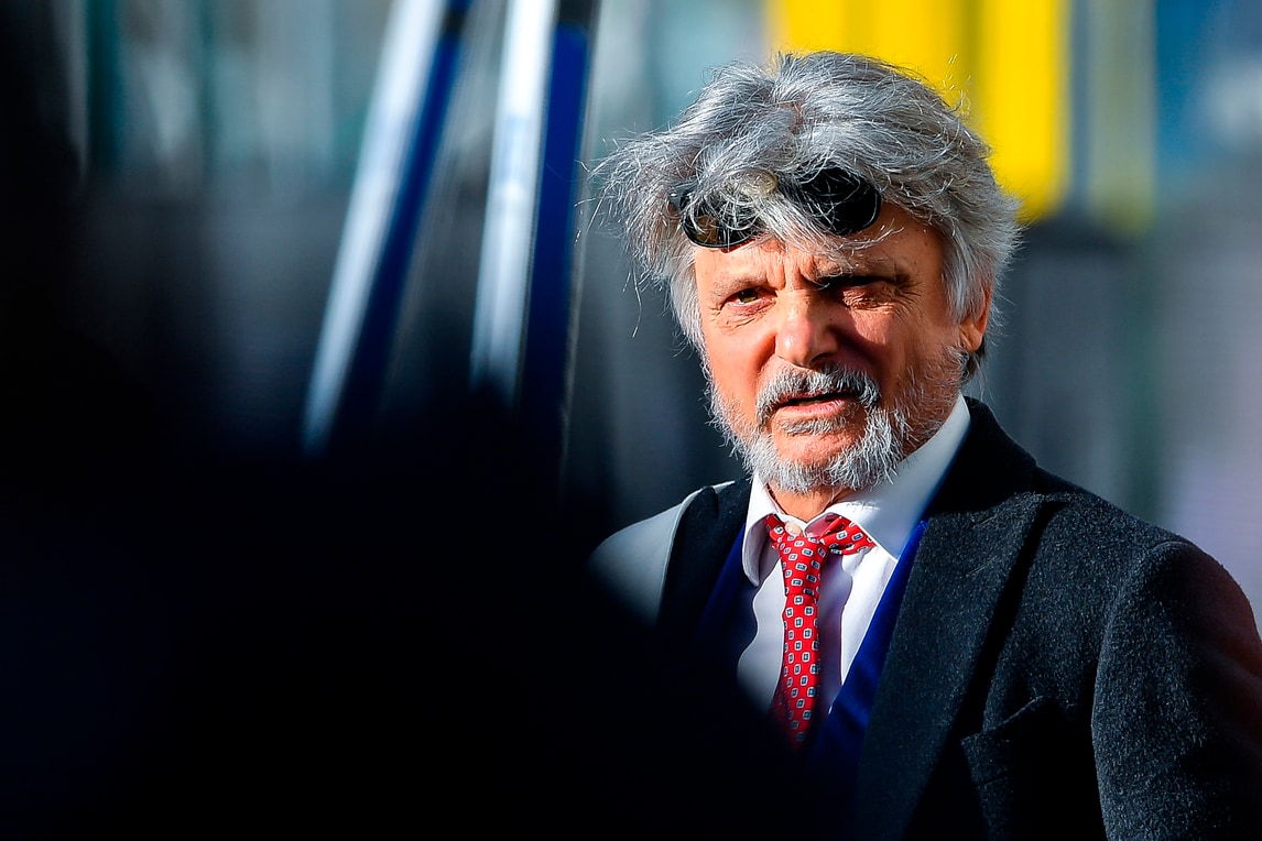 Sampdoria, Ferrero: «Napoli? Tanto tempo perso dai raccattapalle»