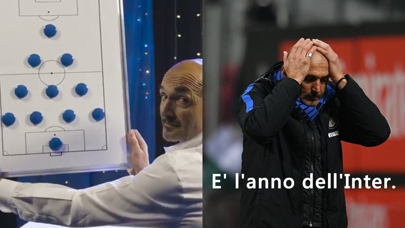 Spalletti fuori dalla Coppa Italia, l'ironia dei social: «È l'anno dell'Inter»