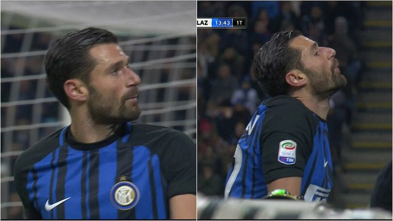 Inter, serata shock per Candreva: litiga con un tifoso e sputa