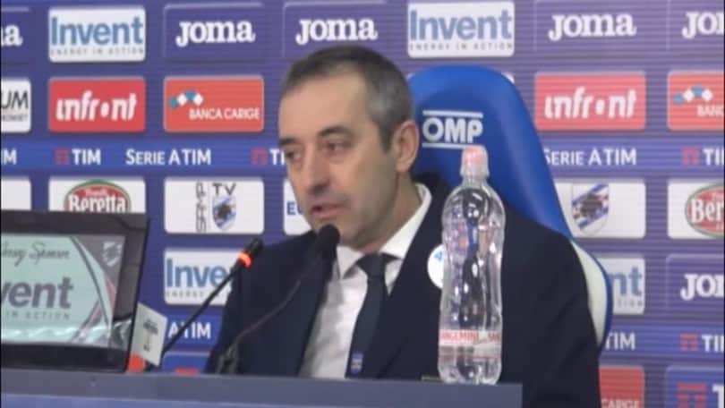Giampaolo: "Campo risistemato, meglio di prima"