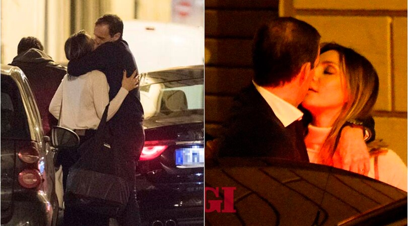 Allegri e Ambra, amore alle stelle: quanti baci nella notte romana!