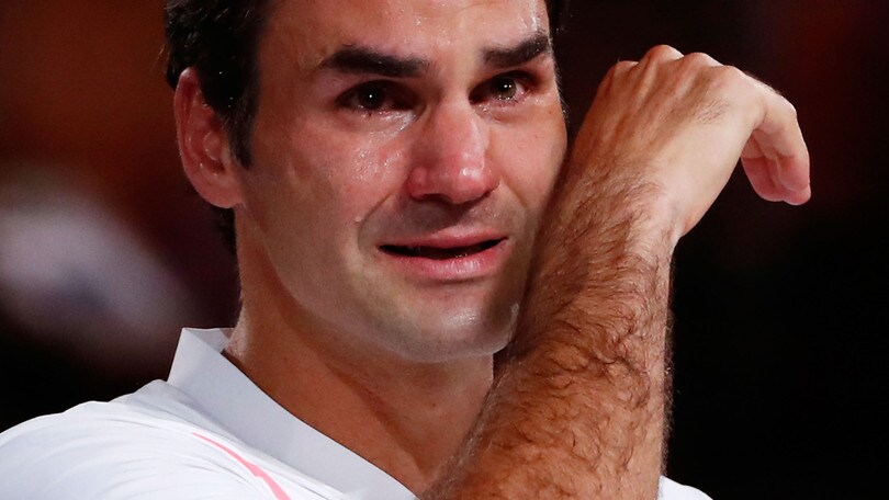 Australian Open, le lacrime di Federer dopo il suo 20esimo Slam