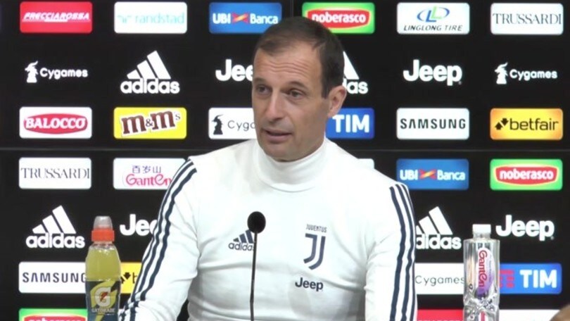 Allegri: "Contento per le 200 panchine con la Juve"