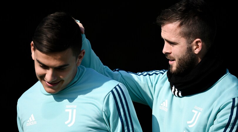 Juventus: Dybala, Mandzukic e Khedira si allenano con il gruppo