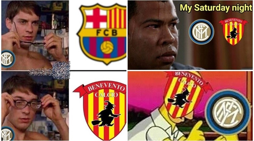 Il Benevento spaventa l'Inter che la spunta a fatica: Gagliardini e arbitro nel mirino del web