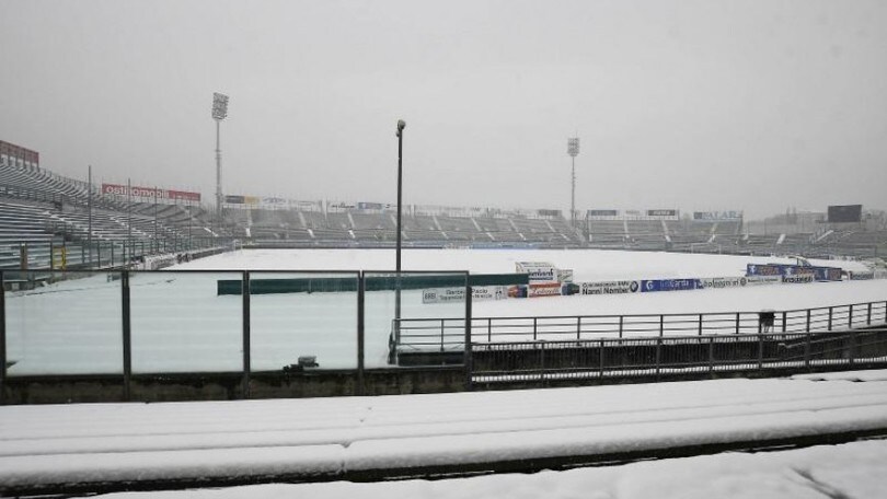 Serie B, Brescia-Virtus Entella: neve e ghiaccio, rinvio ufficiale