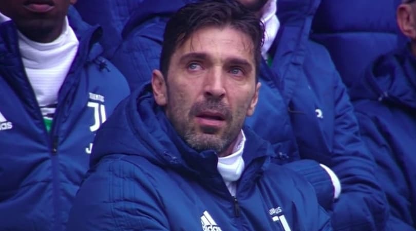 Juventus-Udinese, Buffon si commuove per Astori