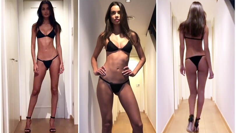 Joana Sanz, sfilata privata in intimo per il suo Dani Alves