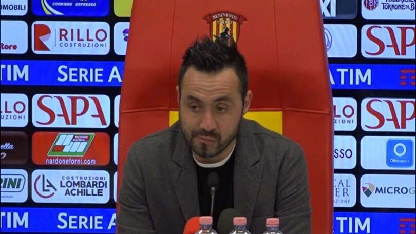 De Zerbi: "Contro la Lazio diversi gli indisponibili"