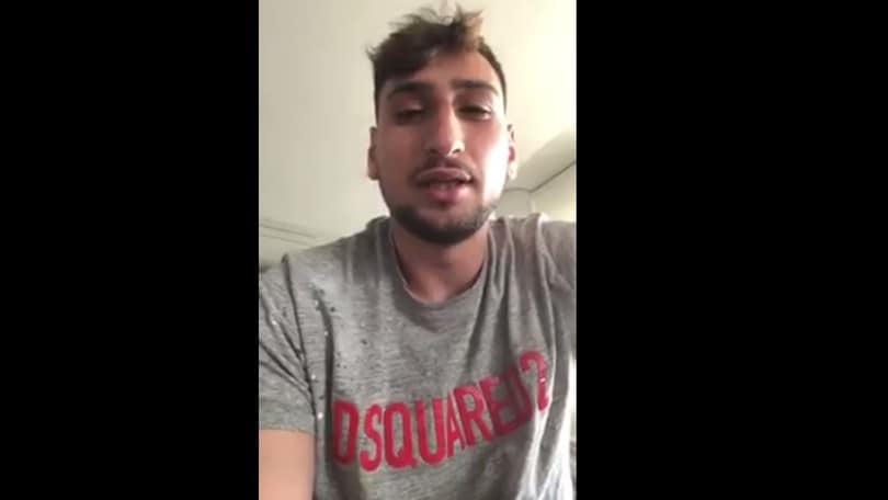 Donnarumma, le scuse in un video: «Nulla contro il Napoli»