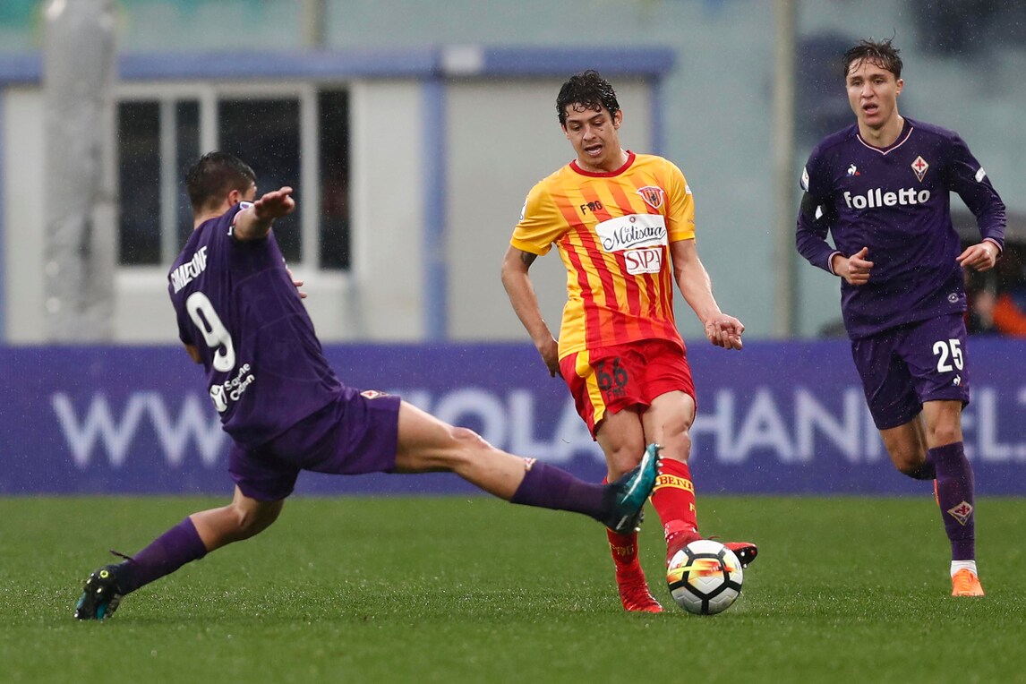 Serie A Benevento, lesione al legamento collaterale per Guilherme