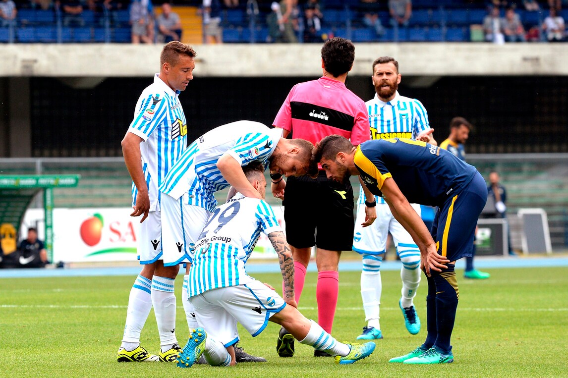 Spal, lesione di primo grado al legamento collaterale del ginocchio destro per Lazzari