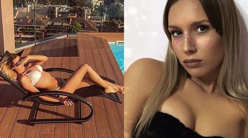 Ema Brozovic, l'estate inizia con un bel bagno in piscina