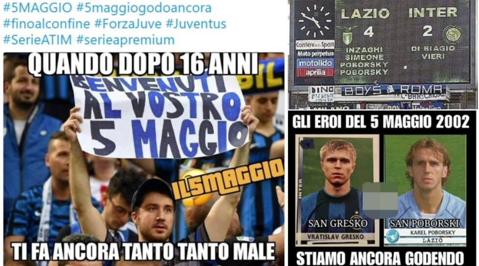 Il 5 maggio sui social: il popolo della Juventus celebra ...