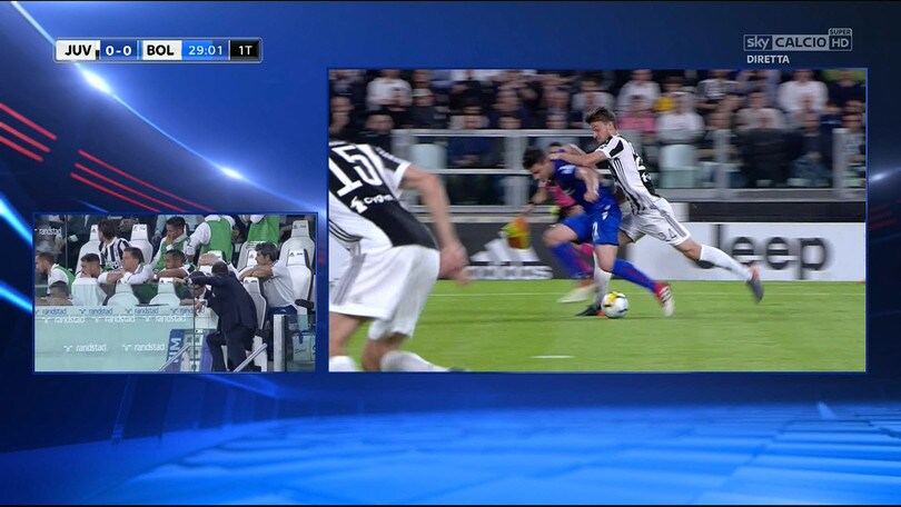 Juventus-Bologna, il rigore assegnato da Irrati