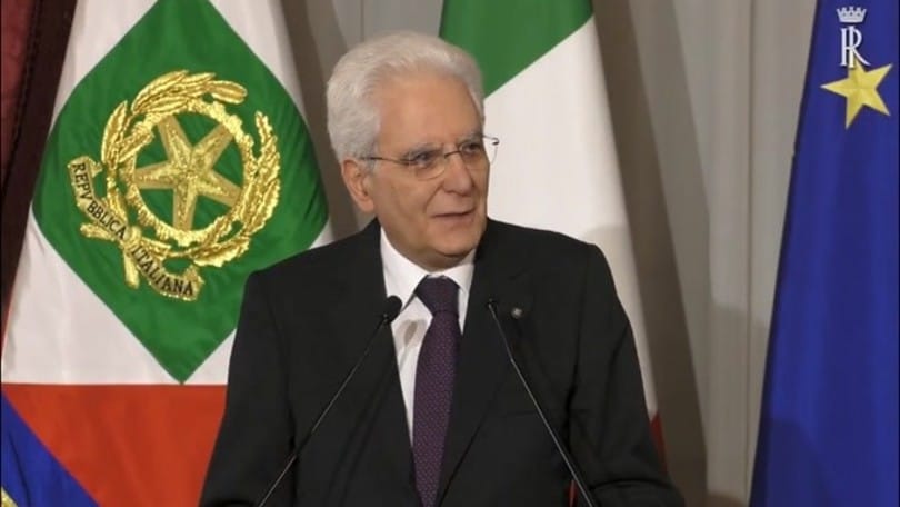 Mattarella: "Io arbitro, ma serve correttezza giocatori"