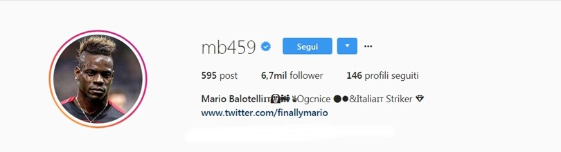 Italia, Balotelli torna in Nazionale...su Instagram