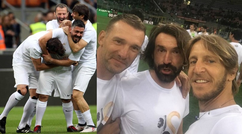 La notte del Maestro Pirlo: una parata di stelle