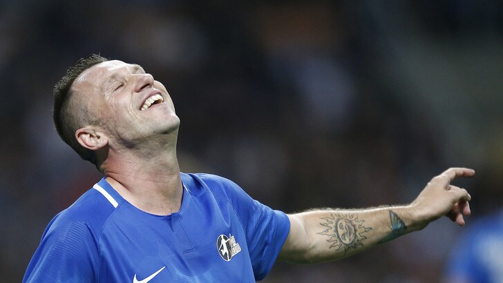Crollo ponte, per la partita benefica Cassano torna in campo