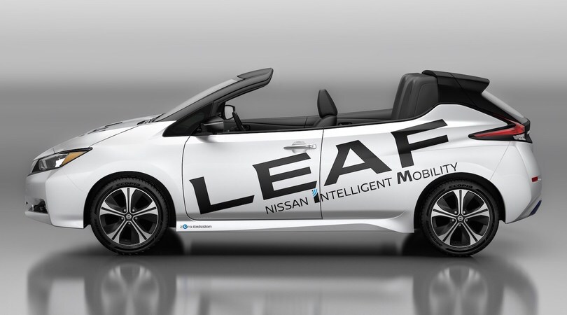 Nissan Leaf Open Air, l'elettrica diventa cabrio