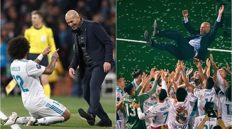 Addio Zidane: i giocatori del Real Madrid salutano il tecnico 