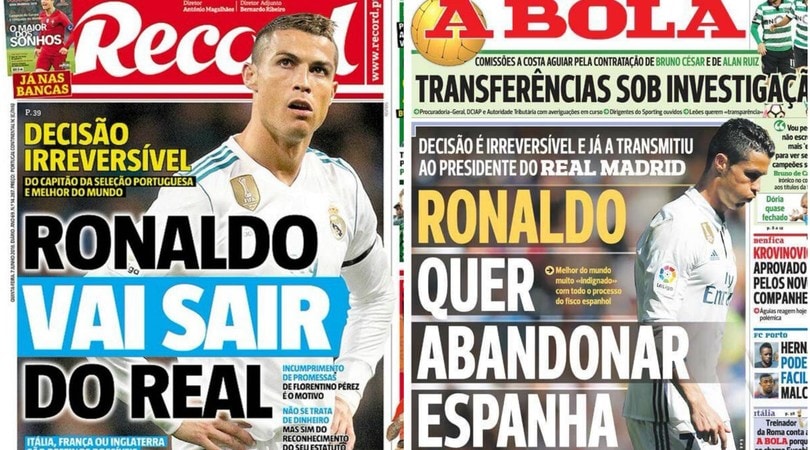 Ronaldo via dal Real c'è anche l'ipotesi Italia