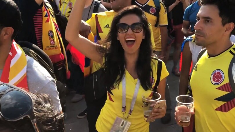 Mondiali 2018, sono arrivati i colombiani a Mosca