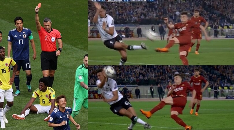 Skomina, da Roma-Liverpool a Colombia-Giappone: rosso a Sanchez dopo 3'!