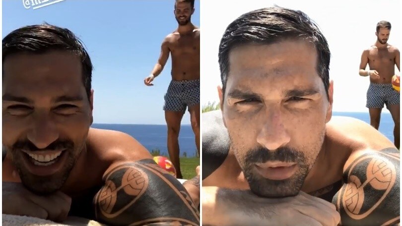 Borriello scherza: «Pjanic lo compro e lo metto a palleggiare in giardino»