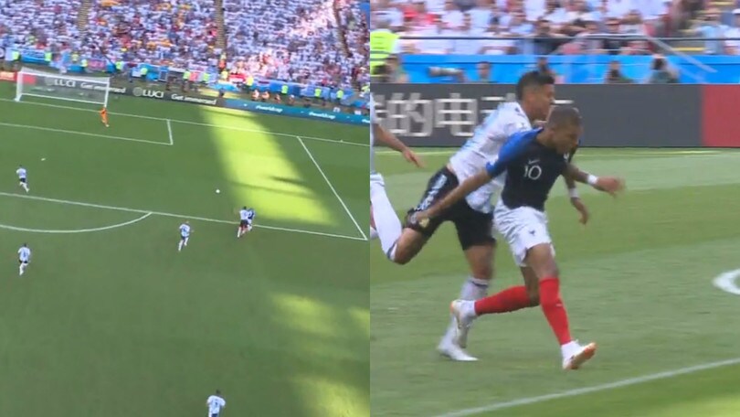 Mbappé, scatto prodigioso: 55 metri in 7'' per guadagnare il rigore
