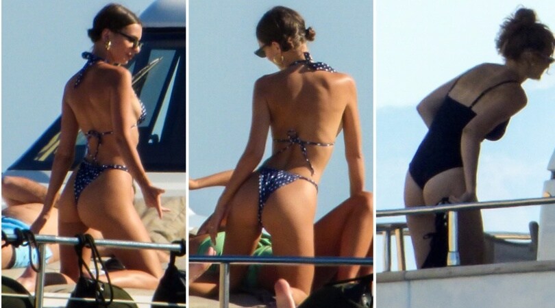 Emily Ratajkowski e Gigi Hadid: relax su uno yacht a Mykonos