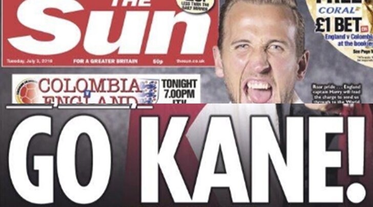 “Go Kane!”: il Sun manda su tutte le furie la Colombia