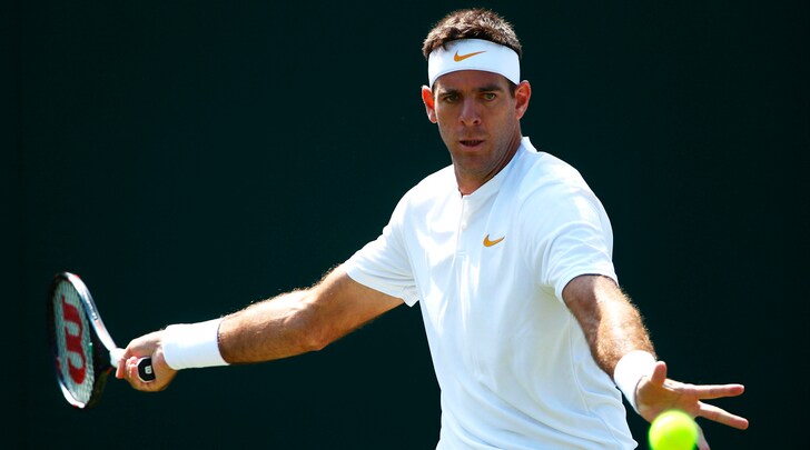 Wimbledon, debutto agevole per Del Potro