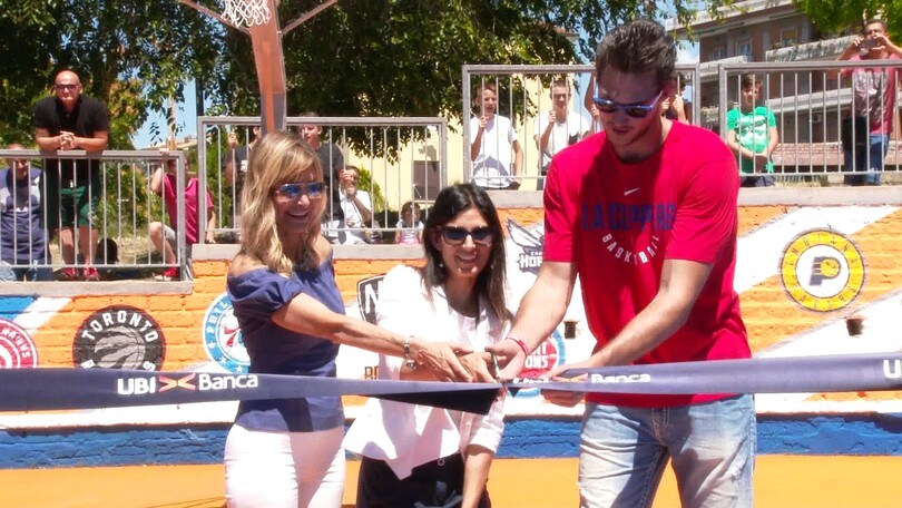 Danilo Gallinari al parco della Cecchina