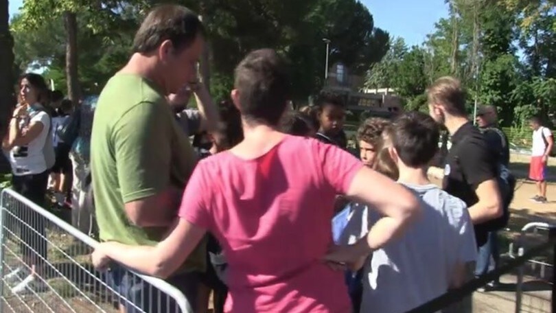 Parco della Cecchina: Danilo Gallinari inaugura il playground